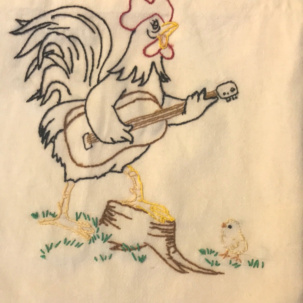 Two tea towels